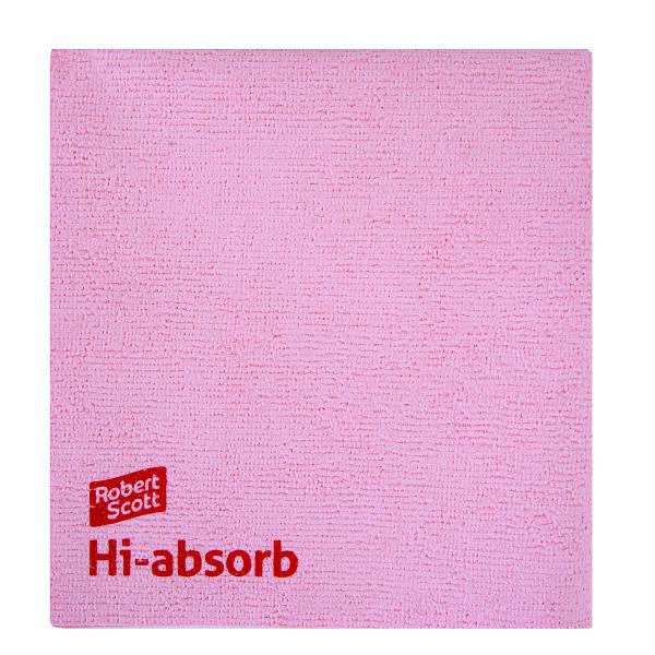 Hi-absorb Microfibre Cloth - Red - 38 x 35cm